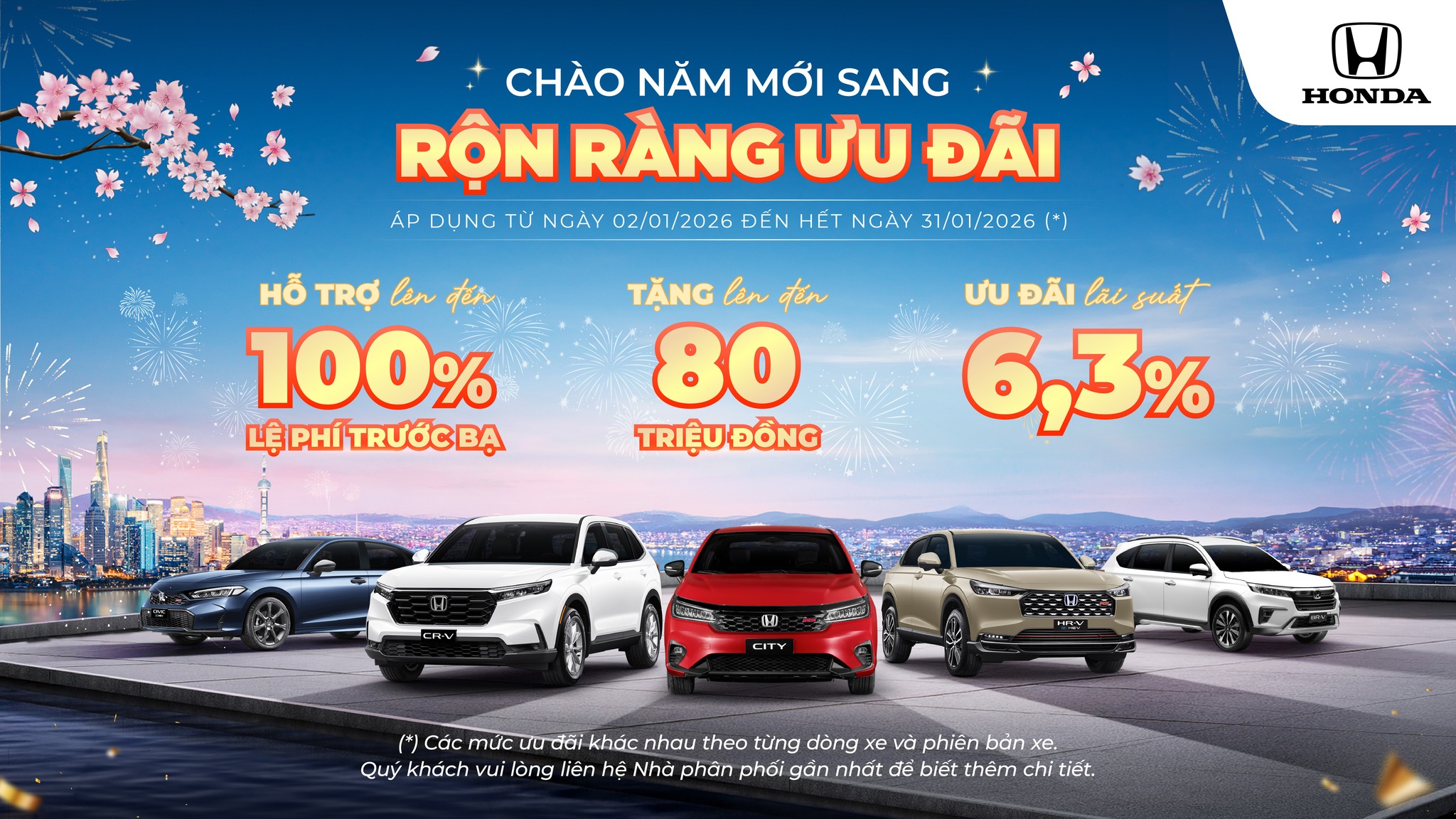  Chào Năm Mới Sang, Ưu Đãi Rộn Ràng